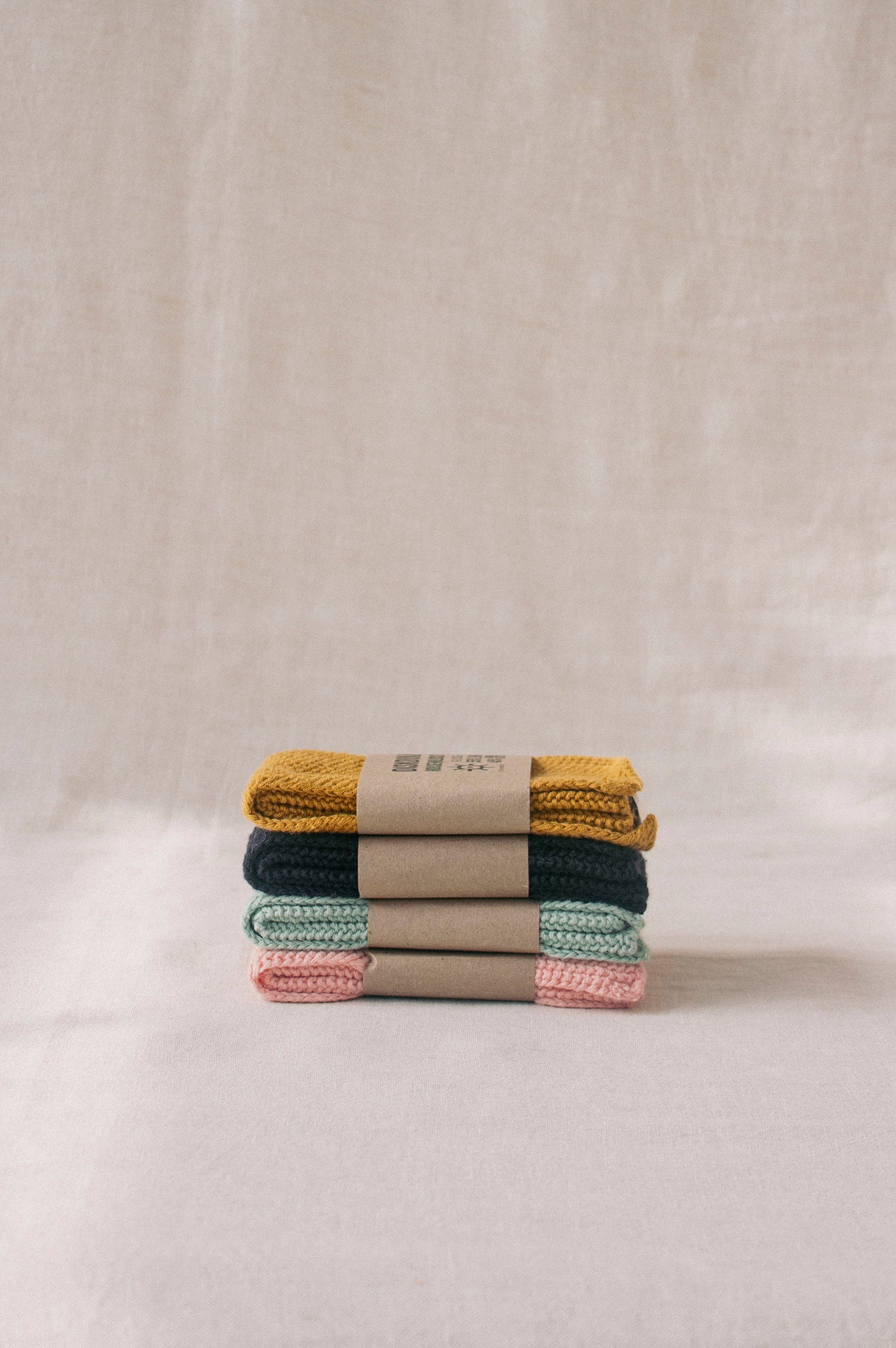 Knitted Dishcloth | Linen and Organic Cotton