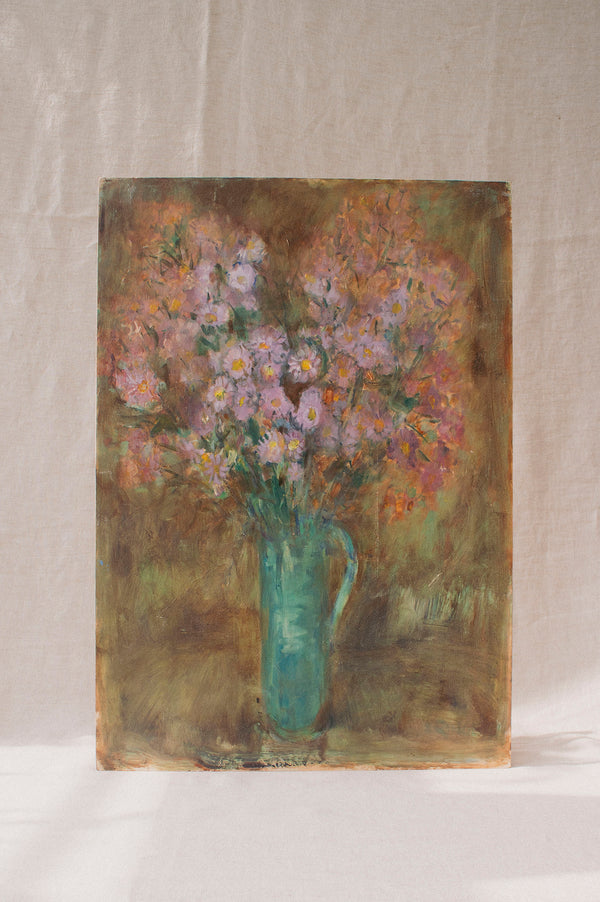 Pink Daisies | Original | Oil on Board
