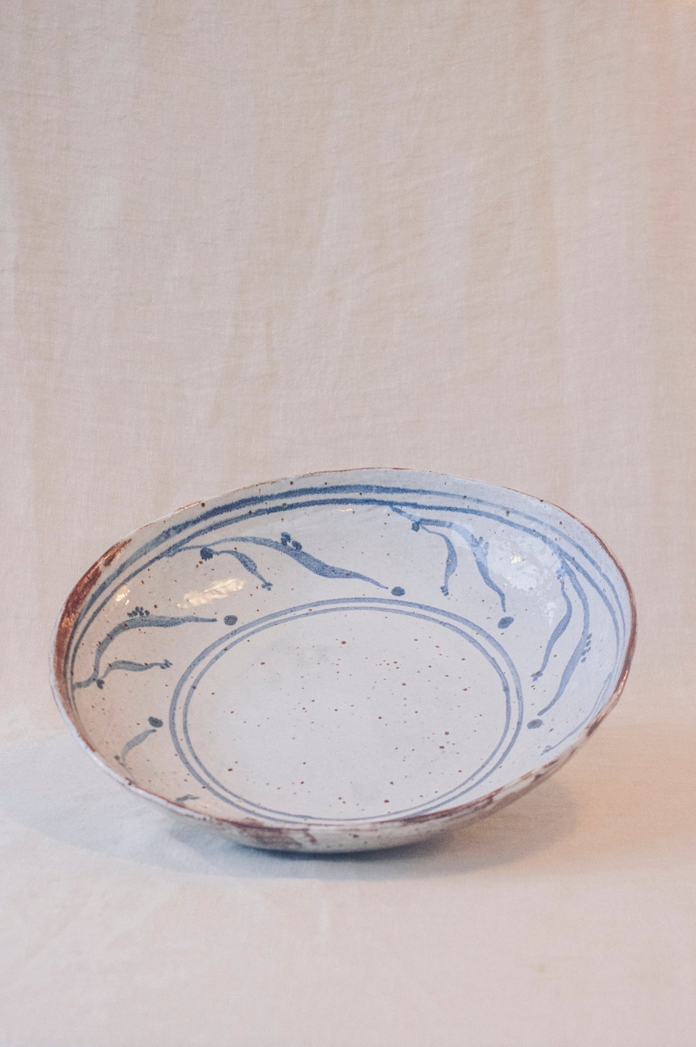 Annabel Roberts XL Bowl | Leaves