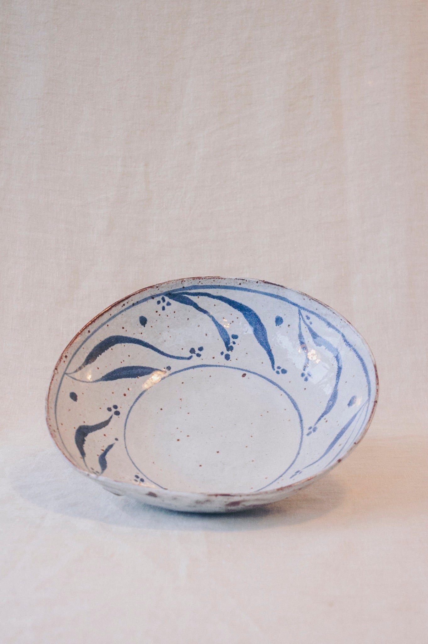 Annabel Roberts Large Bowl | Leaves