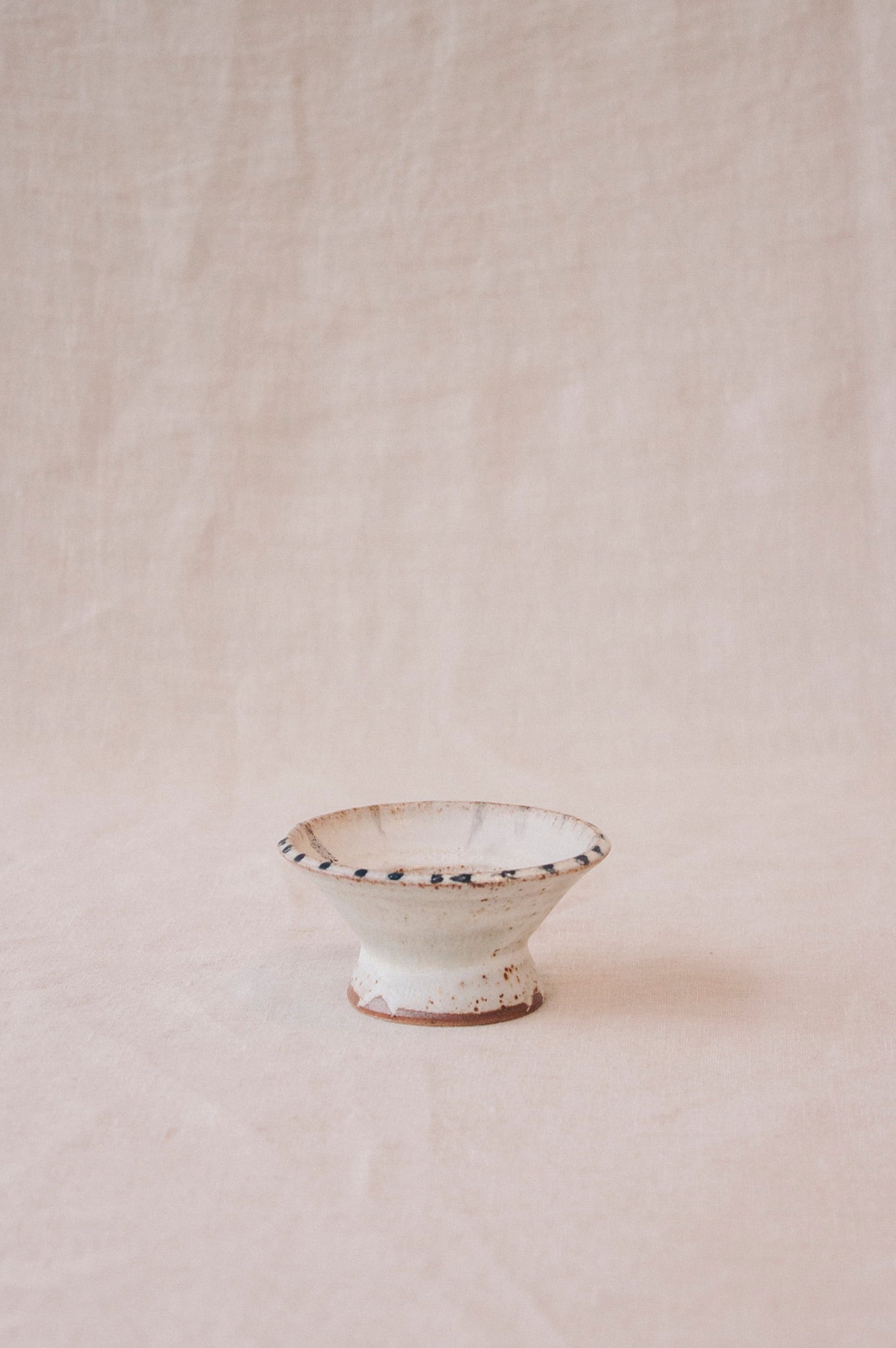 Pip Hartle Candle Dish | Dotted Rim