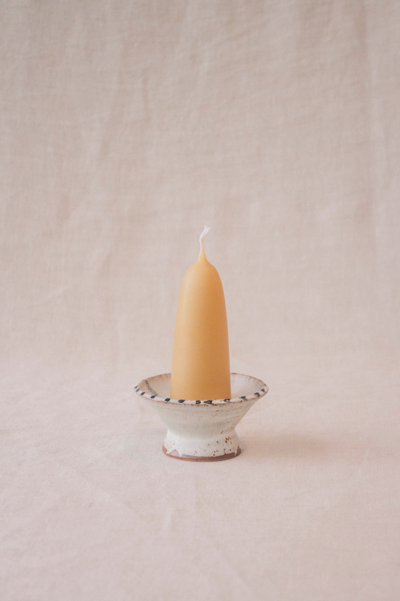 Pip Hartle Candle Dish | Dotted Rim