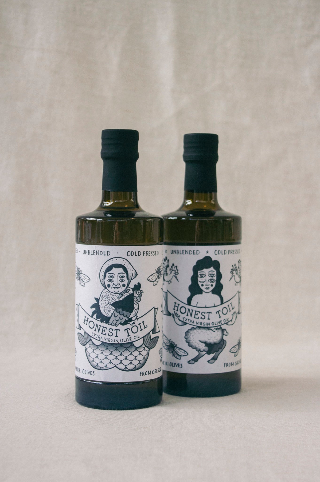 Honest Toil | Cold Pressed Extra Virgin Olive Oil | Ondine Ash