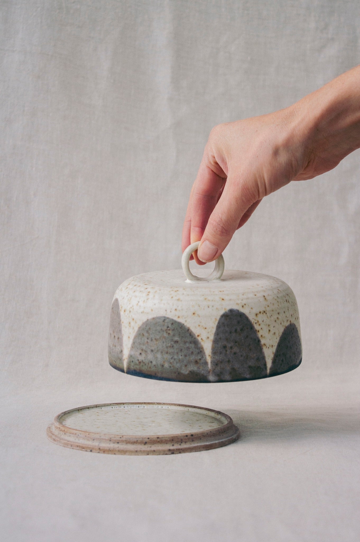 Wildwood Ceramic Studio Butter Dish | Boulders