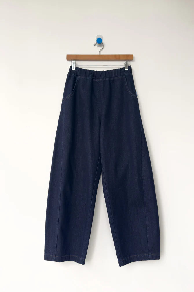Le Bon Shoppe Arc Pants | Raw Denim-Trousers-Le Bon Shoppe-Ondine Ash