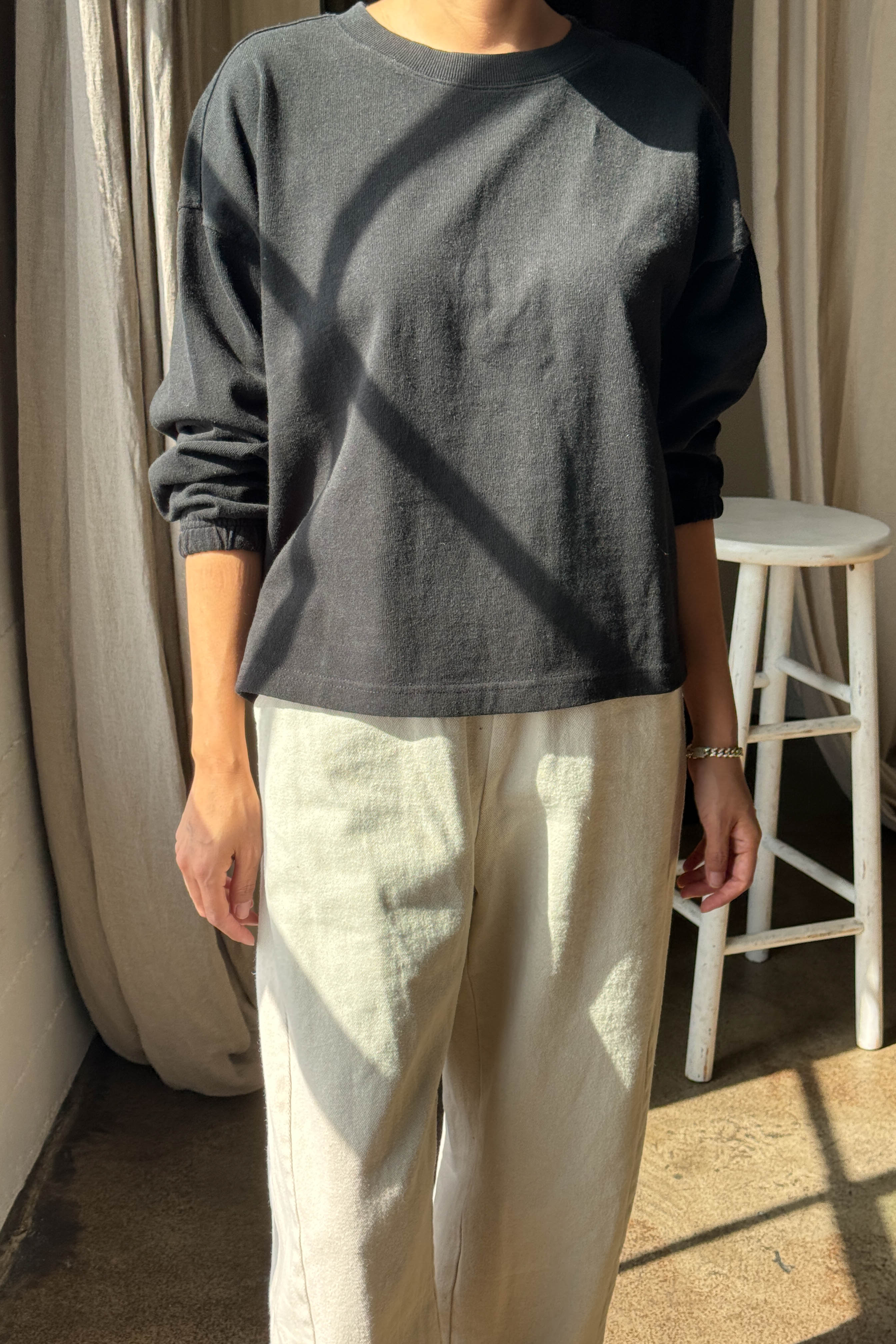 Le Bon Shoppe Naturelle Tee | Black-T-Shirt-Le Bon Shoppe-Ondine Ash