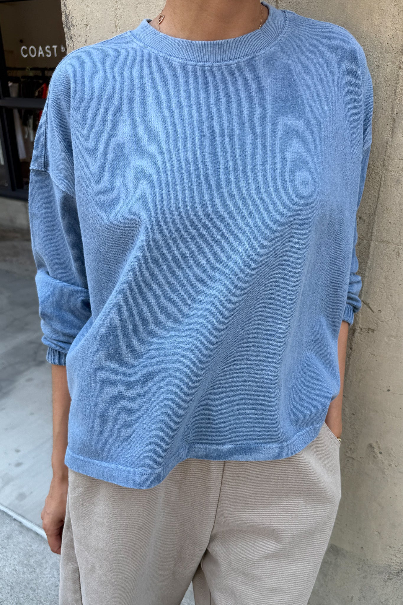 Le Bon Shoppe Naturelle Tee | Cornflower-T-Shirt-Le Bon Shoppe-Ondine Ash