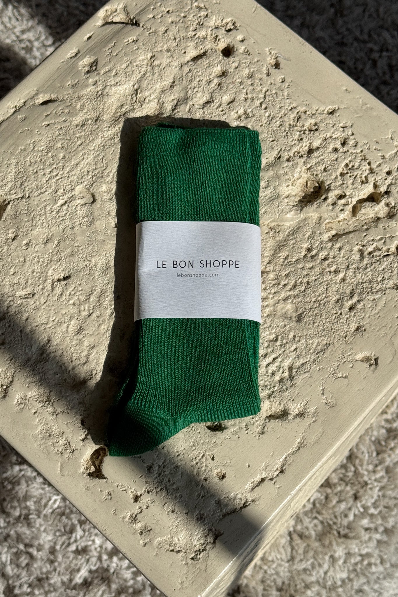 Le Bon Shoppe Trouser Sock | Deep Green-Socks-Le Bon Shoppe-Ondine Ash