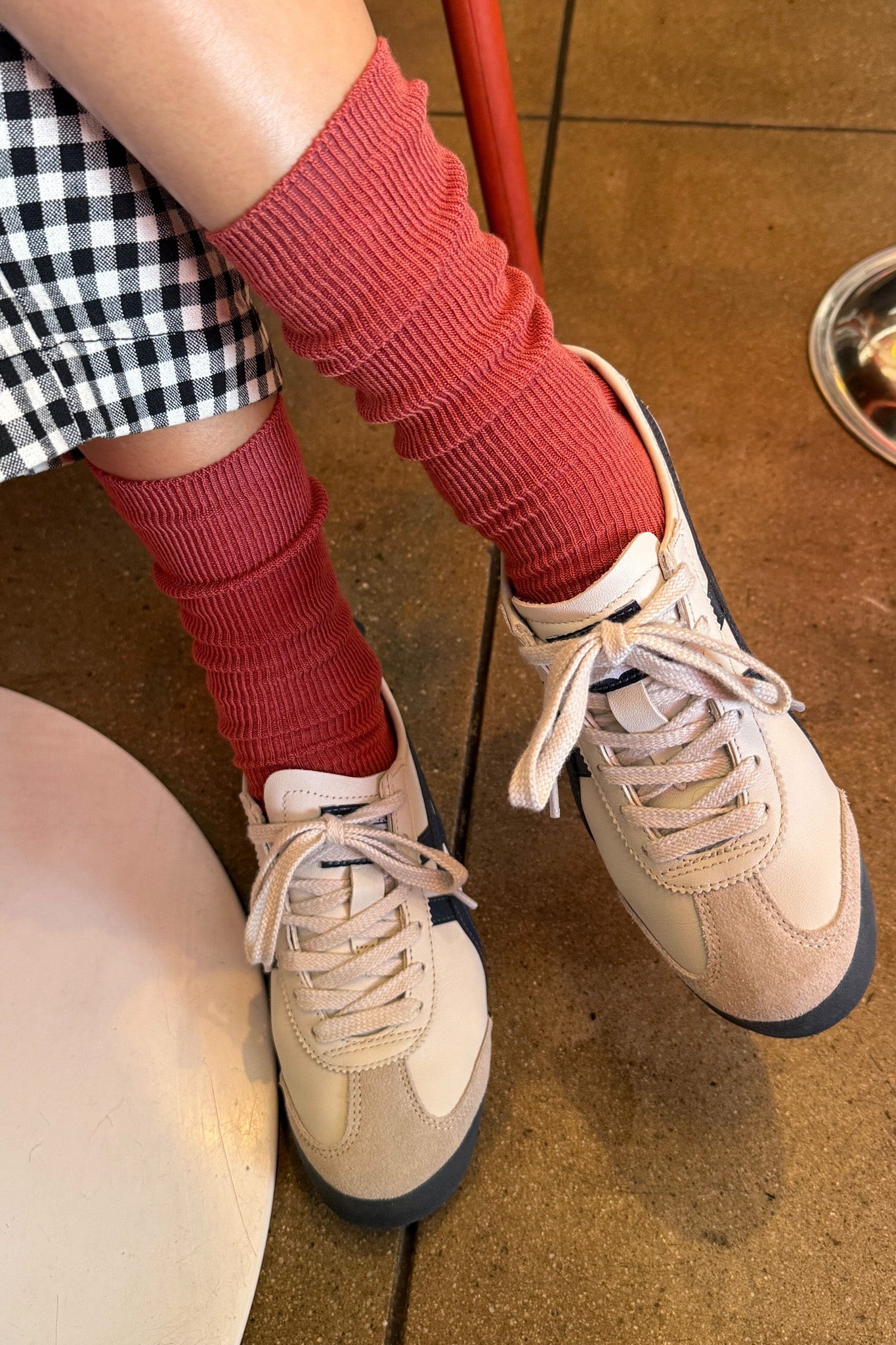 Le Bon Shoppe Trouser Sock | Whiskey Red-Socks-Le Bon Shoppe-Ondine Ash