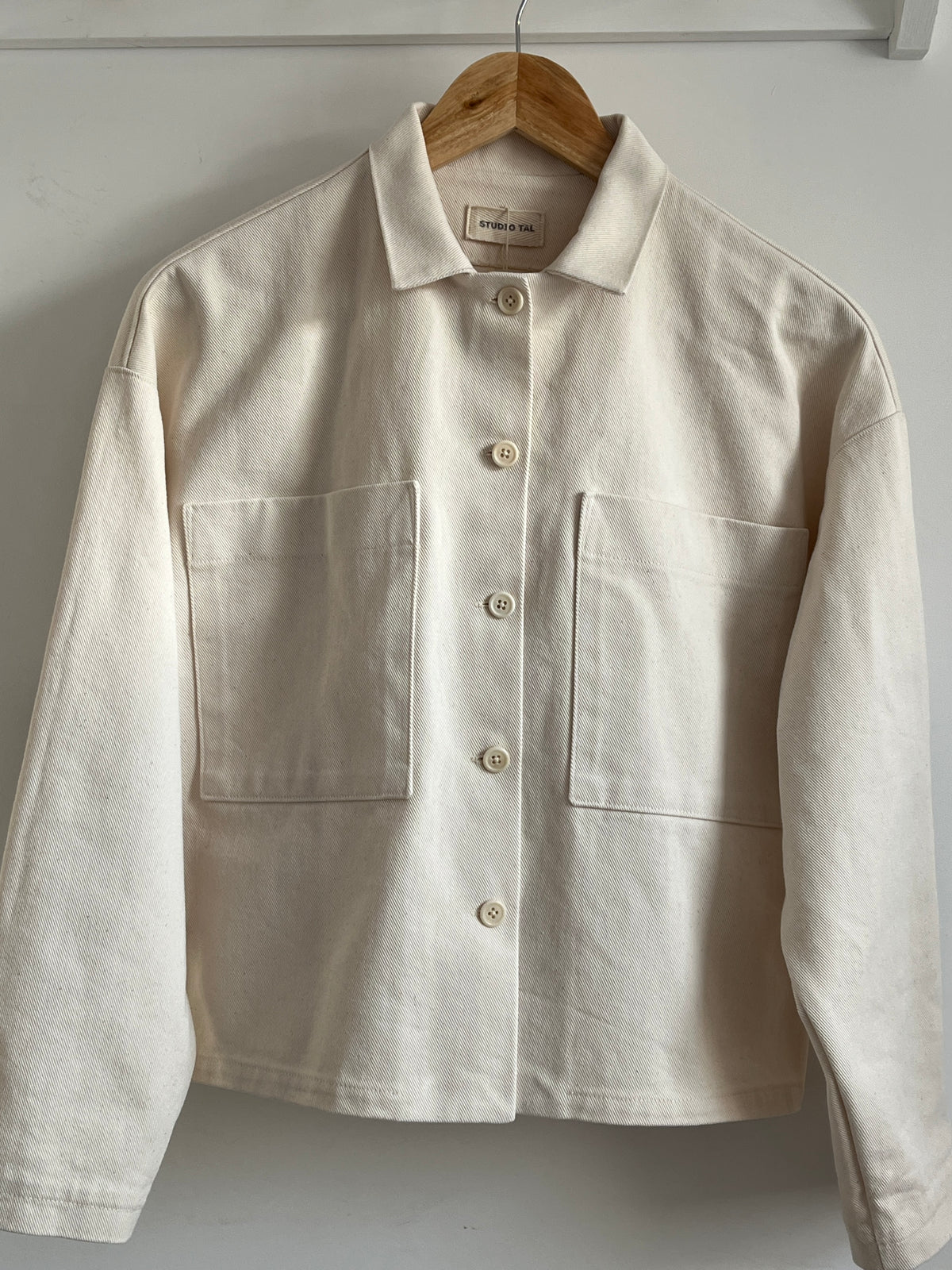 Studio Tal Boxy Jacket | Ecru