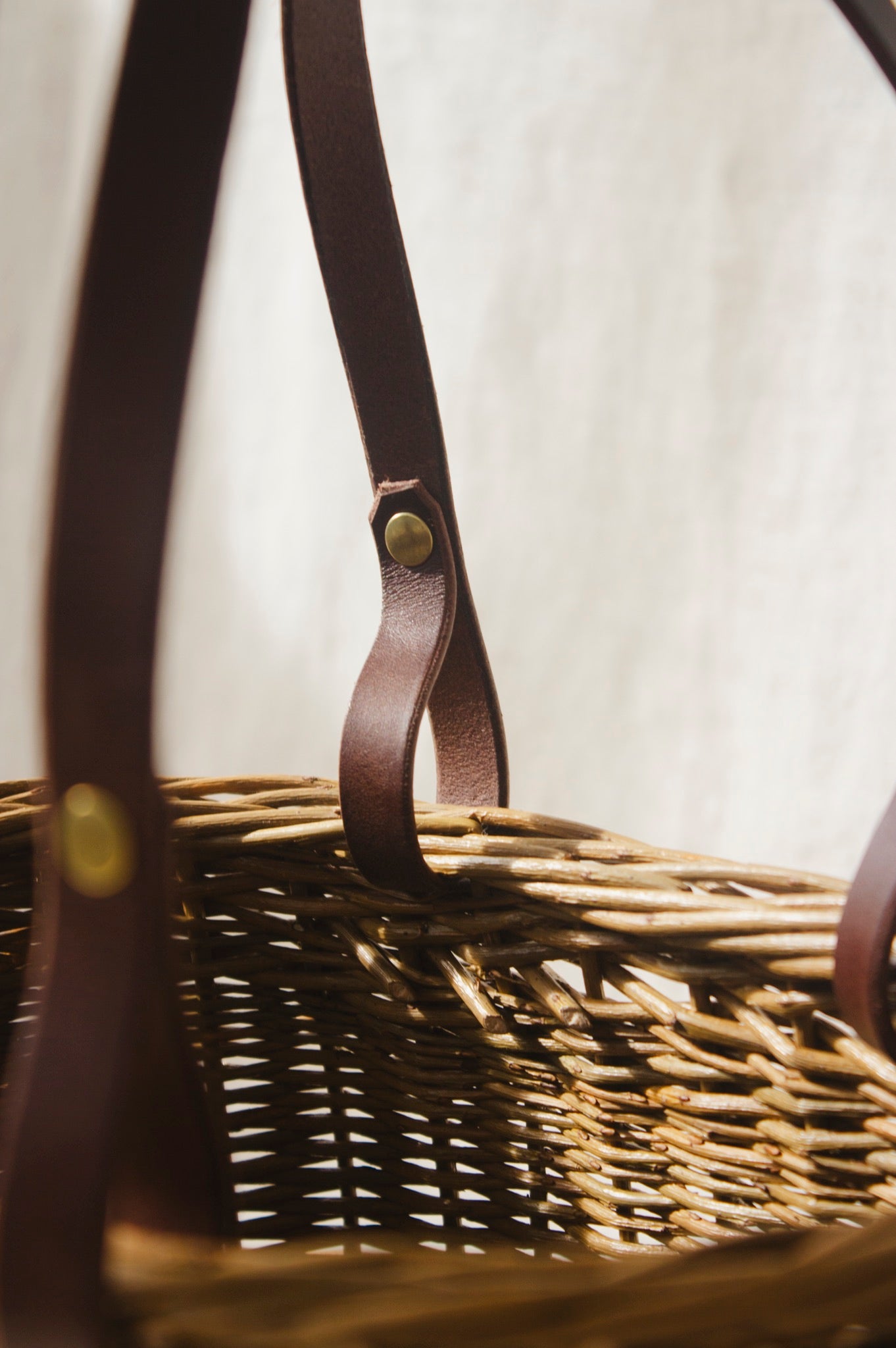 Willow Basket With Straps | Susan Early