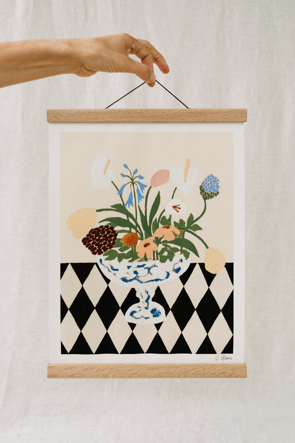 Wooden Poster Hangers | Oak