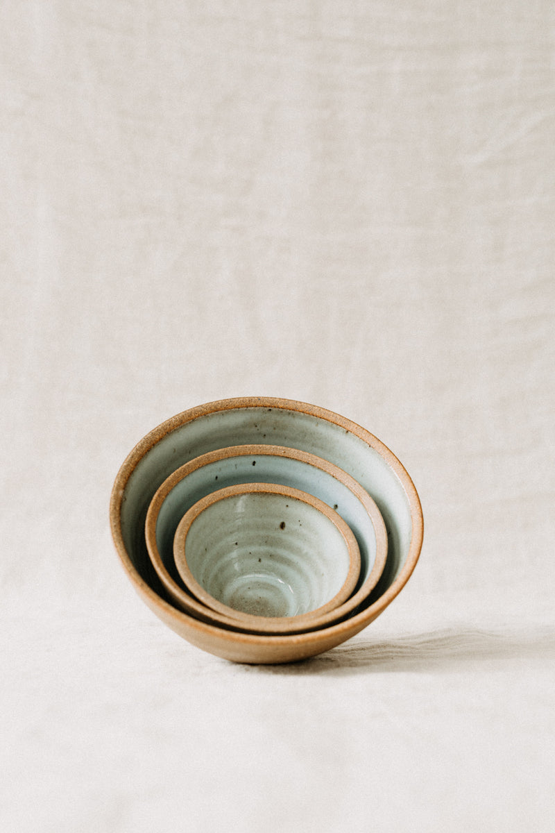 Leach Pottery Prepping bowls