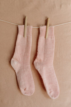 Oaken Mohair Socks Mallow