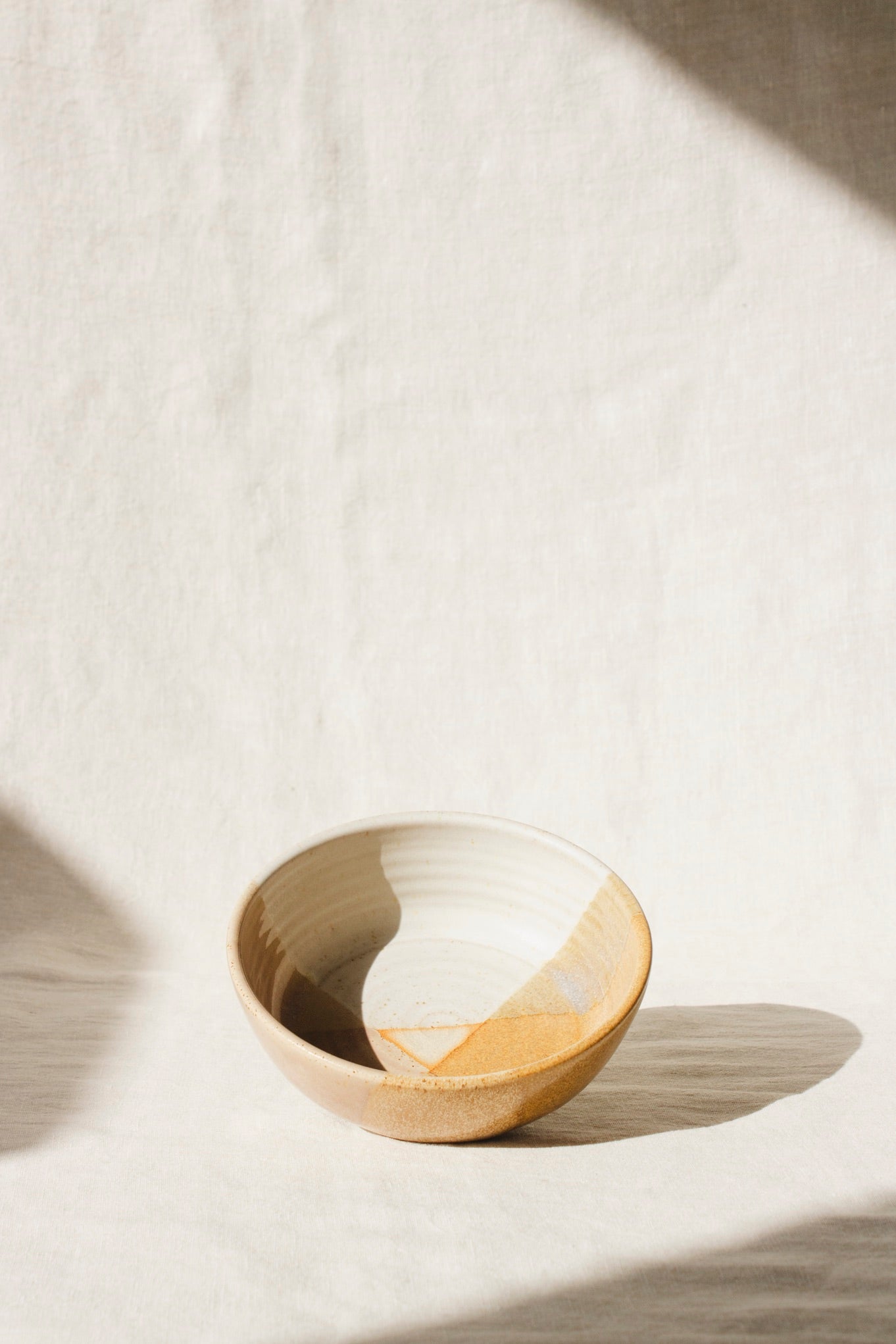 Liz Vidal Bowl | Dipped Glazes-Ceramic-Liz Vidal-Caramel-Ondine Ash