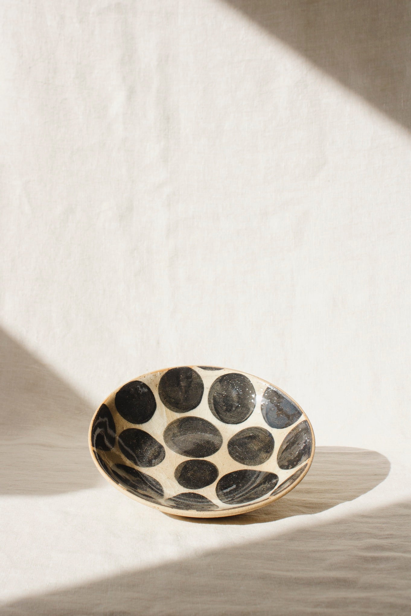 Wildwood Ceramic Studio Plates-Ceramic-Wildwood Ceramic Studio-Circles-Ondine Ash