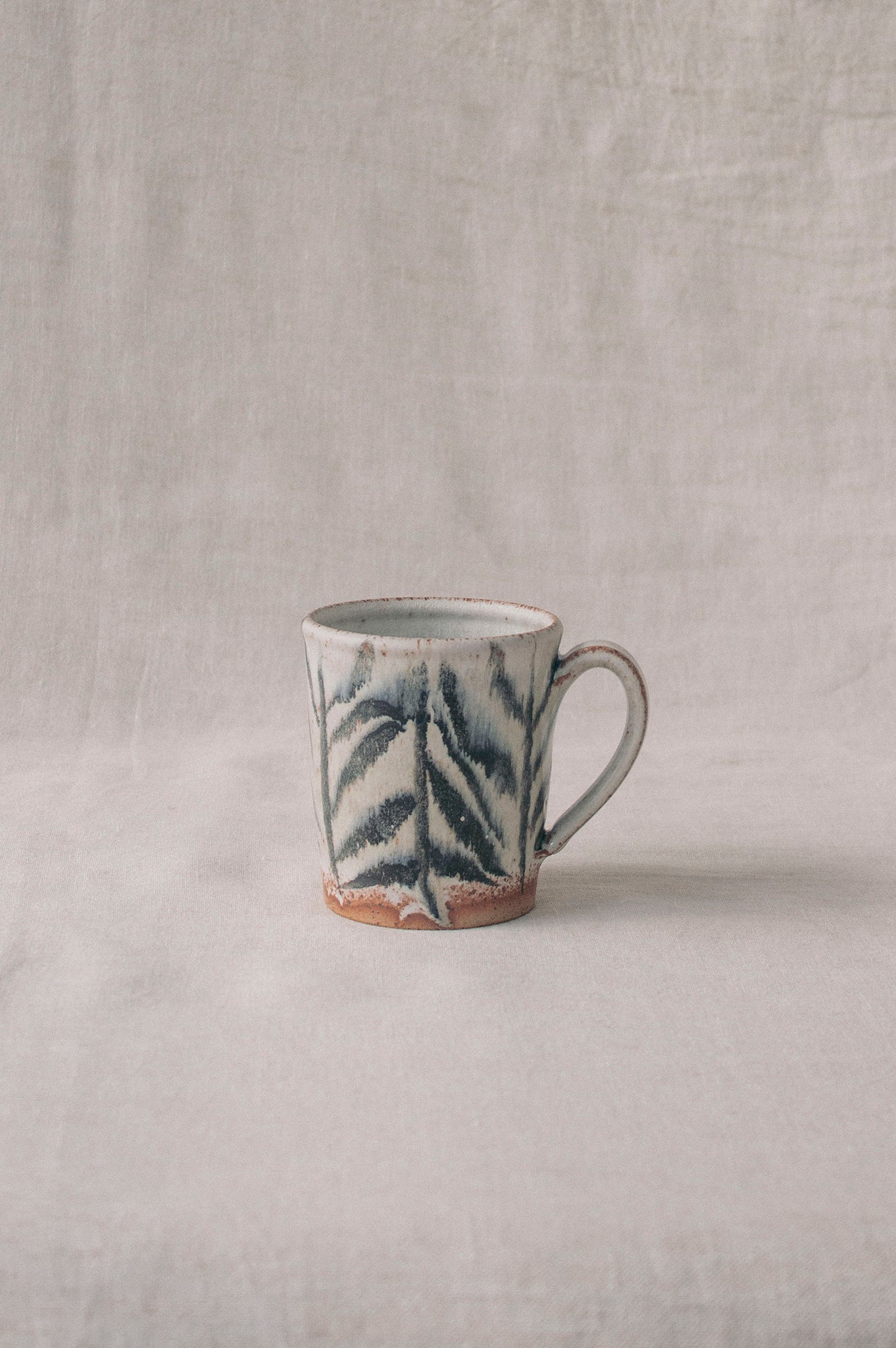 Pip Hartle Mugs | Indigo Blue-Ceramic-Pip Hartle-Herringbone-Ondine Ash