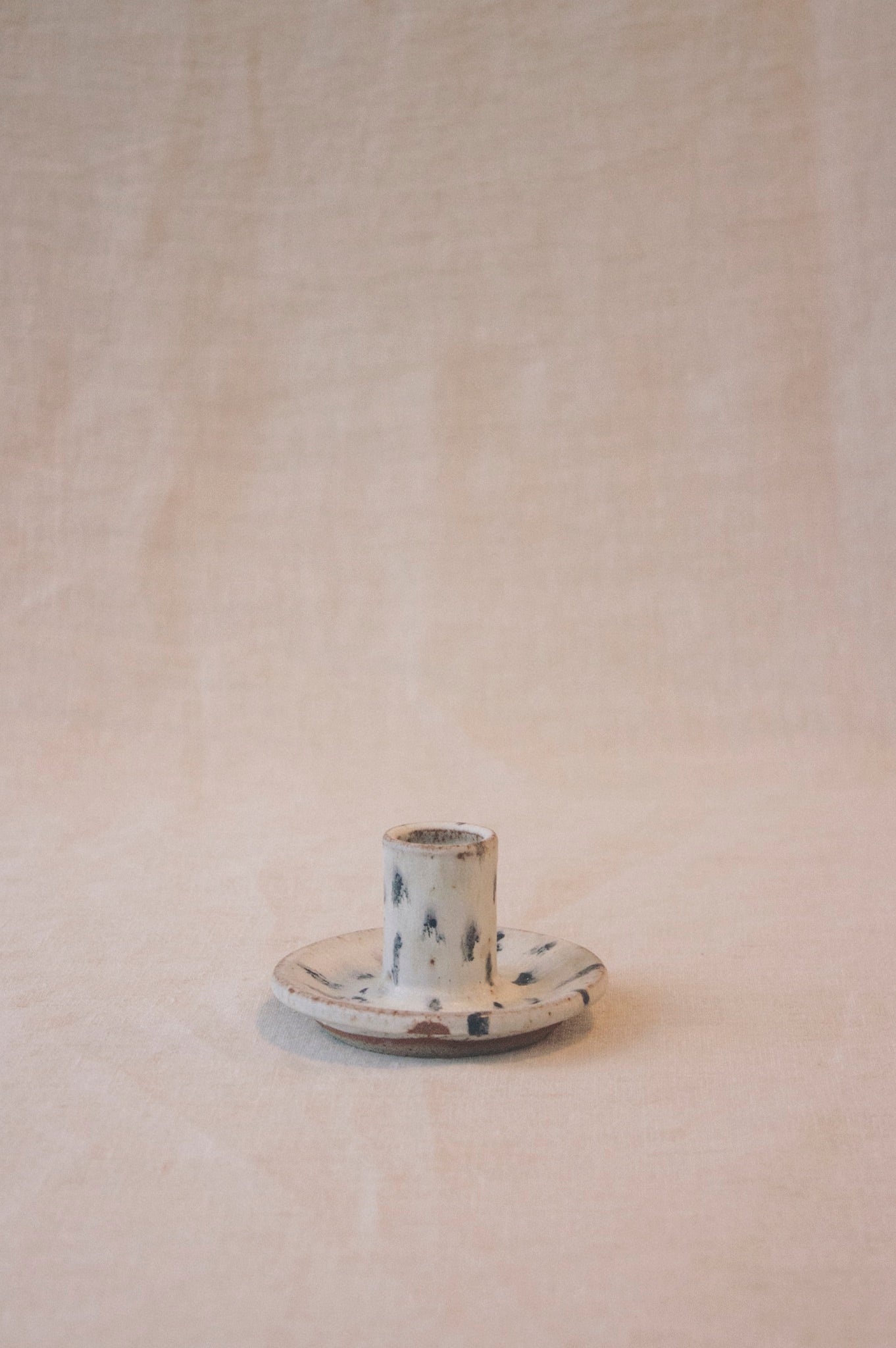 Pip Hartle Candlestick Holders-Ceramic-Pip Hartle-Ondine Ash