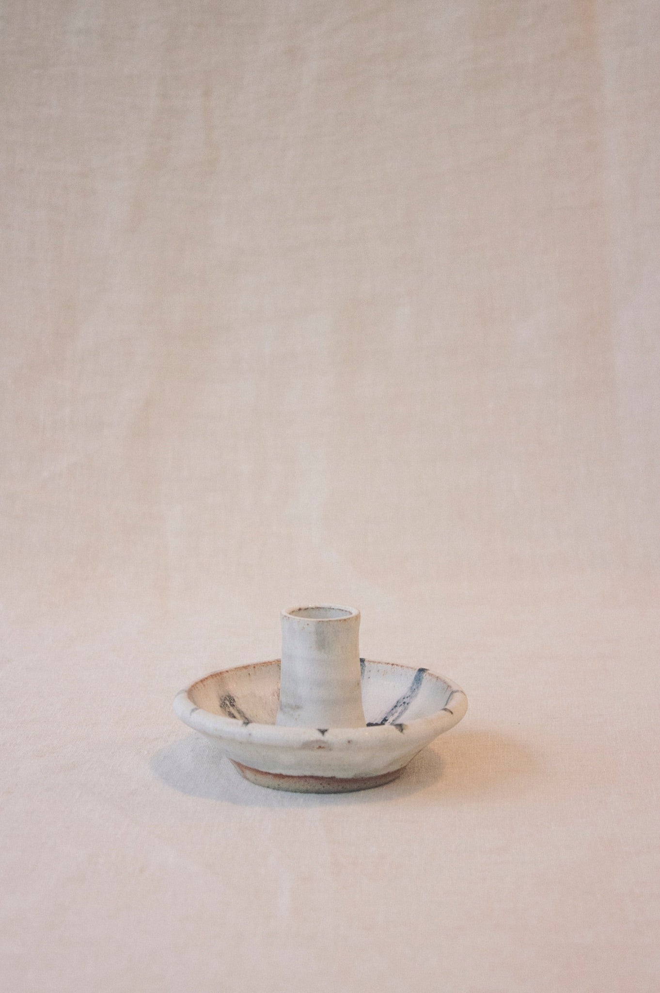 Pip Hartle Candlestick Holders-Ceramic-Pip Hartle-Ondine Ash