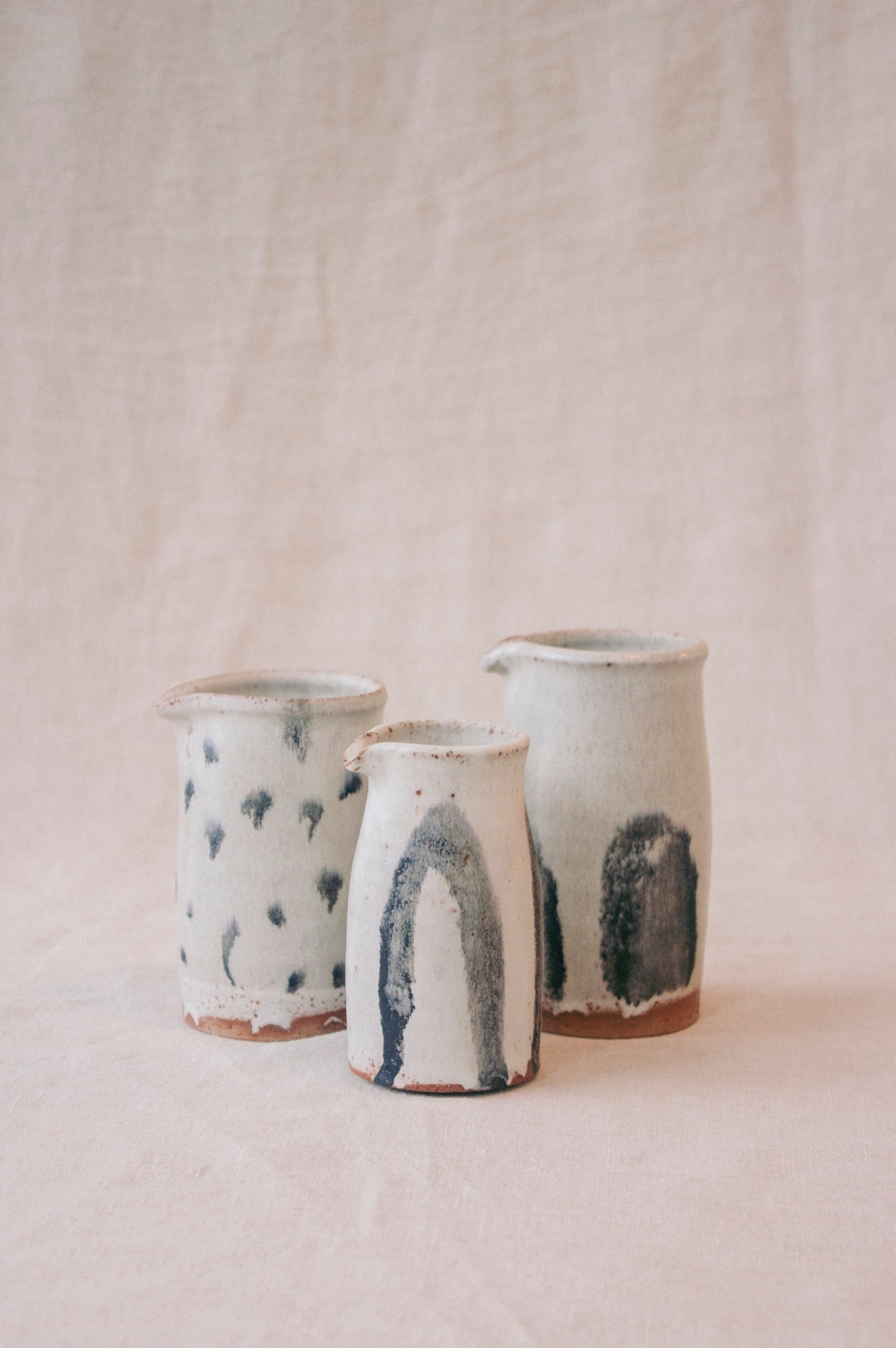 Pip Hartle Jugs-Ceramic-Pip Hartle-Dotty-Ondine Ash
