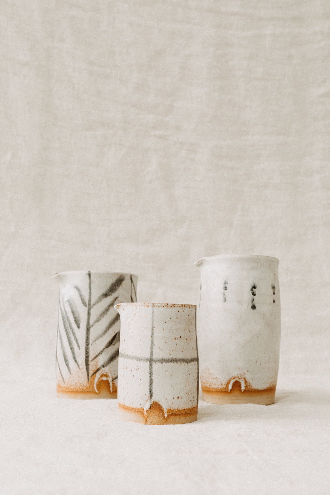 Pip Hartle Jugs | Checks, Dots and Chevrons