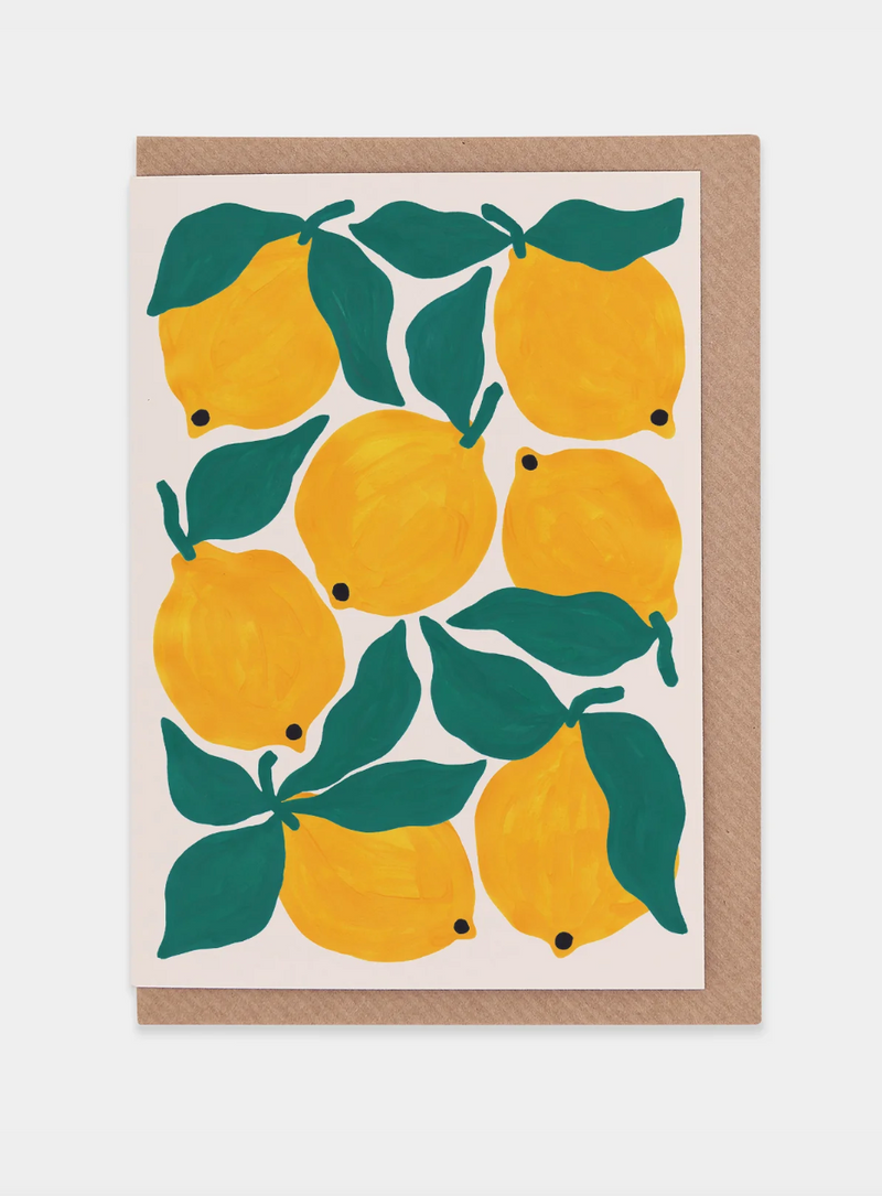 Lemons Greetings Card