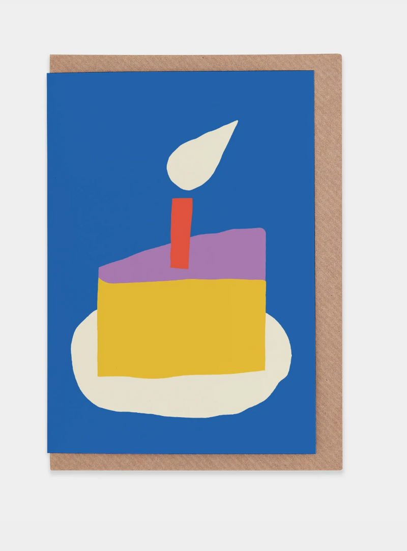 Birthday Cake Greetings Card