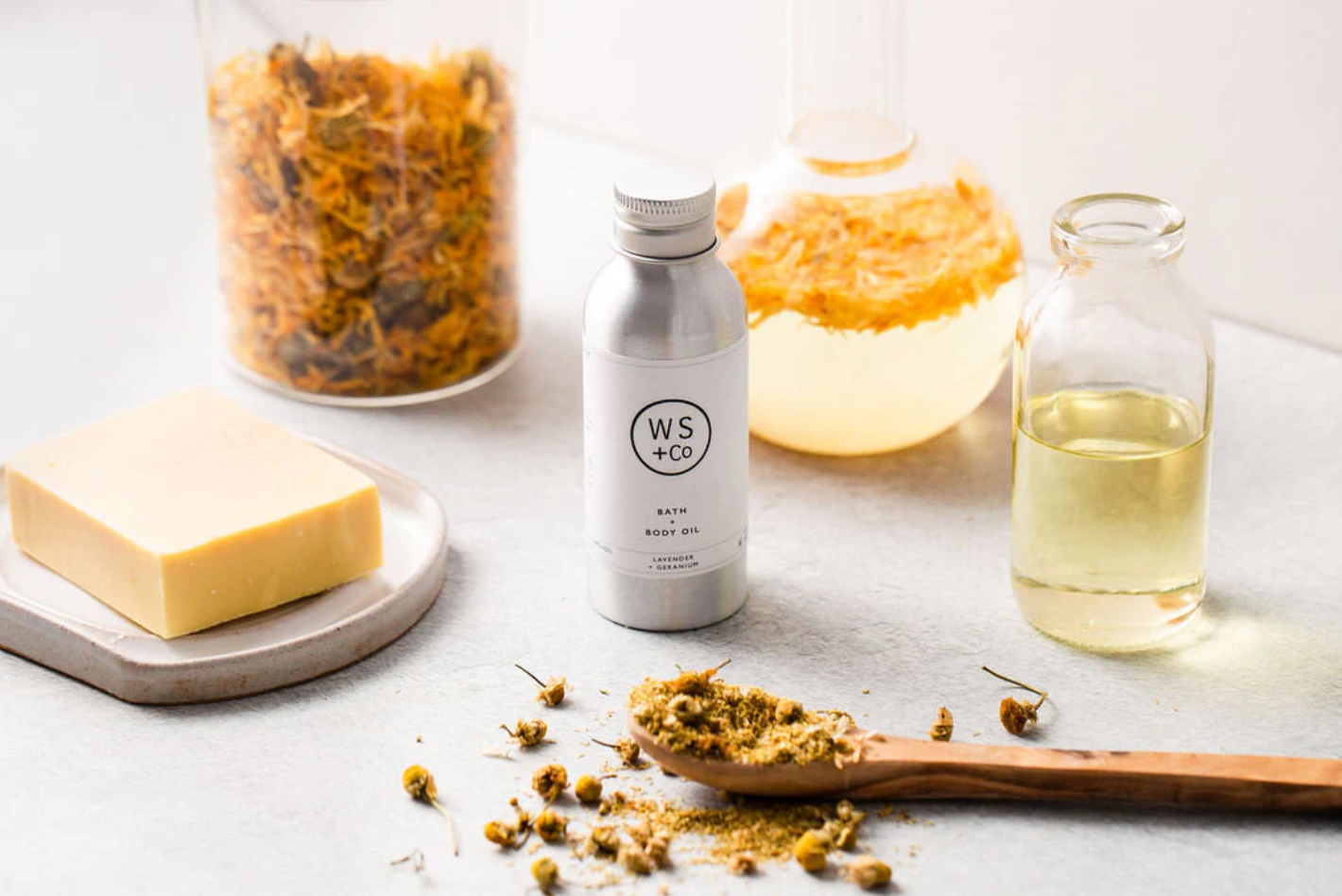 WS+Co Bath Oil | Lavender + Geranium