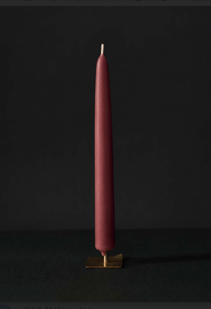 Wax Atelier Tapered Candles | Pomegranate
