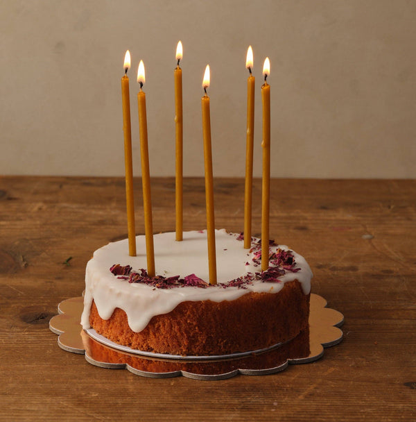 Beeswax Birthday Candles