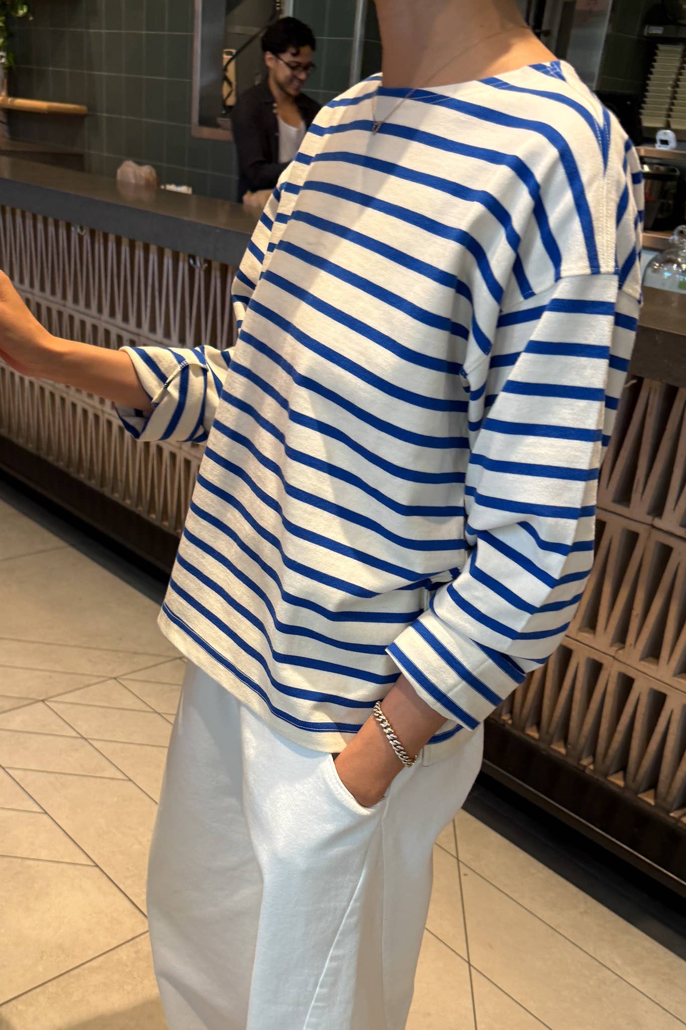 Le Bon Shoppe Sailor Top | Blue Stripe