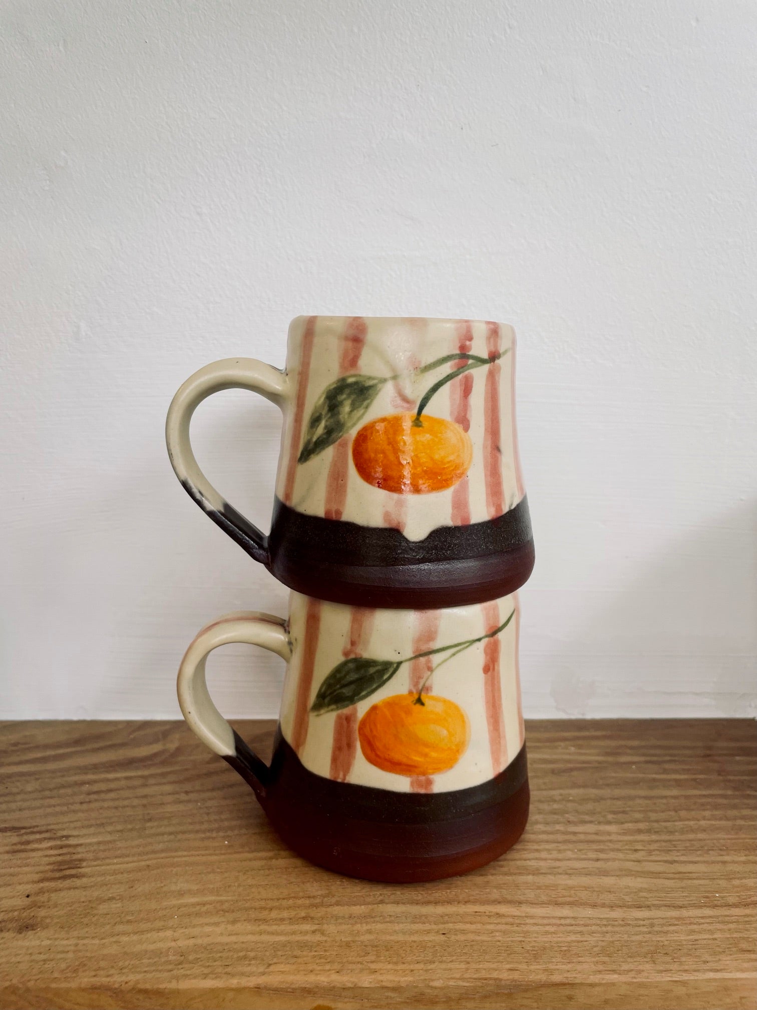 Eloise Rose Mug | Clementine Stripe