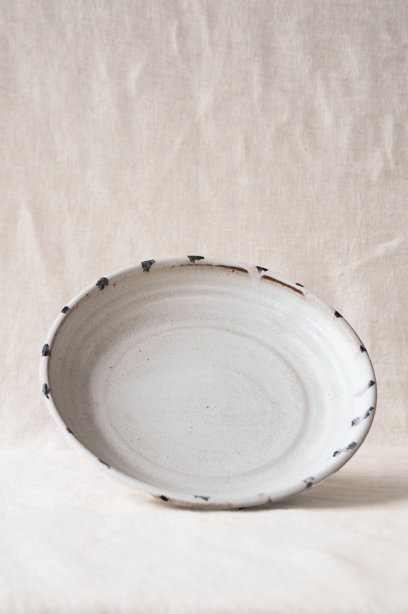 Pip Hartle Large Serving Dishes-Ceramic-Pip Hartle-Rim-Ondine Ash