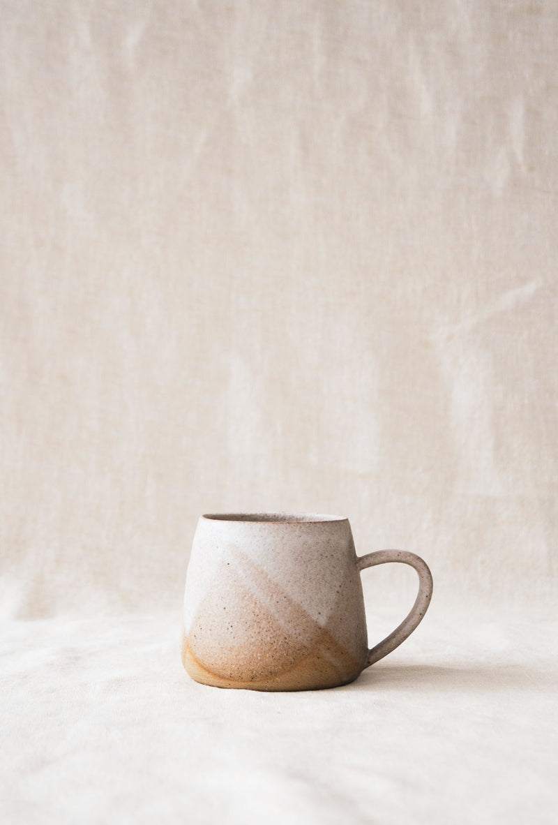 Photographic detail of stoneware mug by Severnside available at Ondine Ash Falmouth