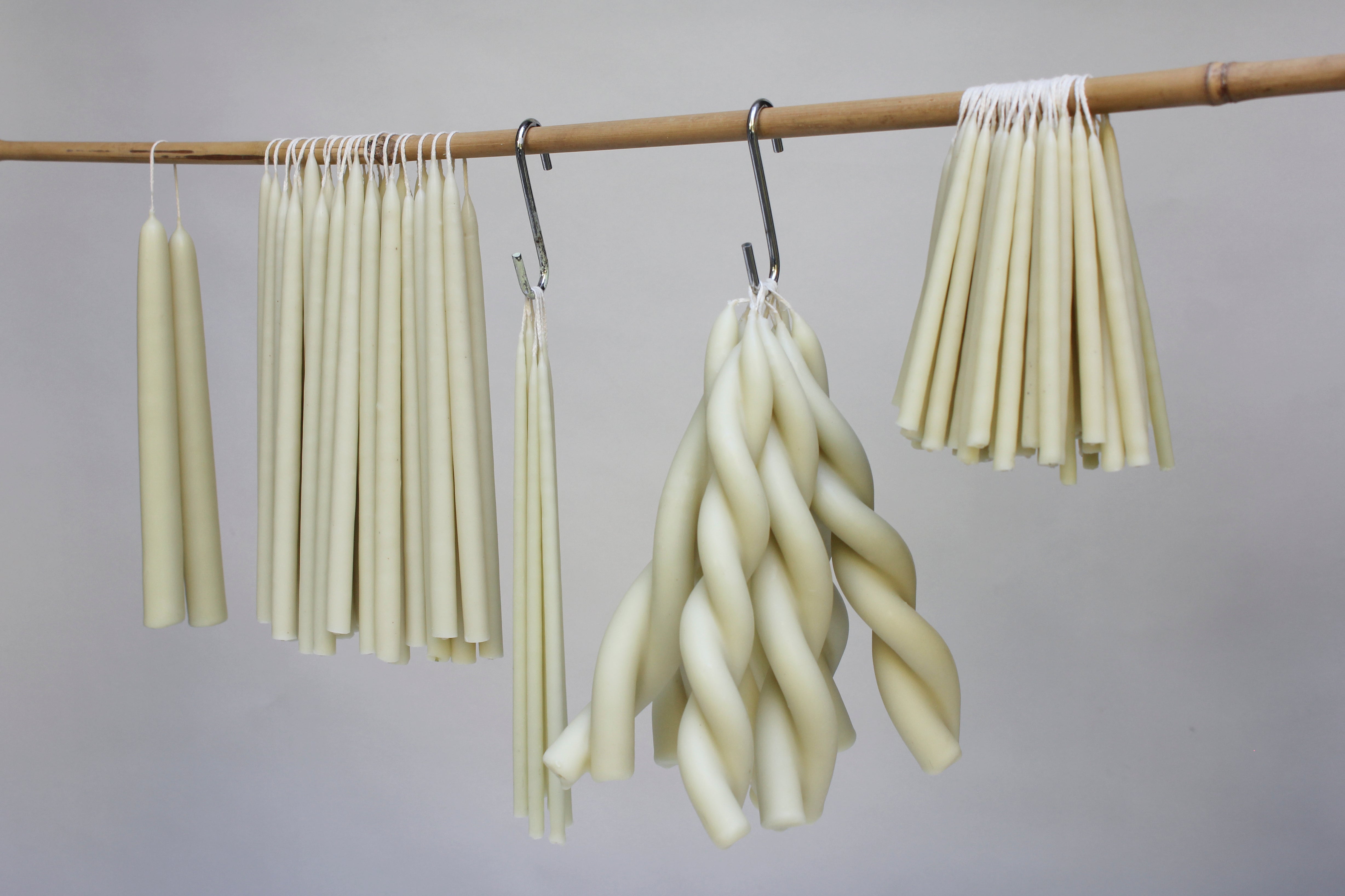 Twisted Candles - Mothers Milk-Candles-Wax Atelier-Ondine Ash