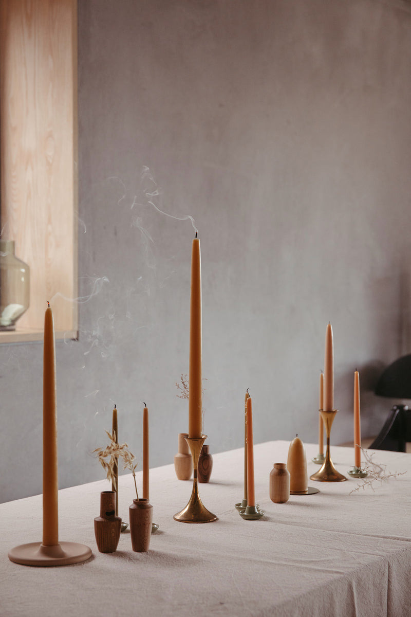 Beeswax Candles | Long Dining Pair