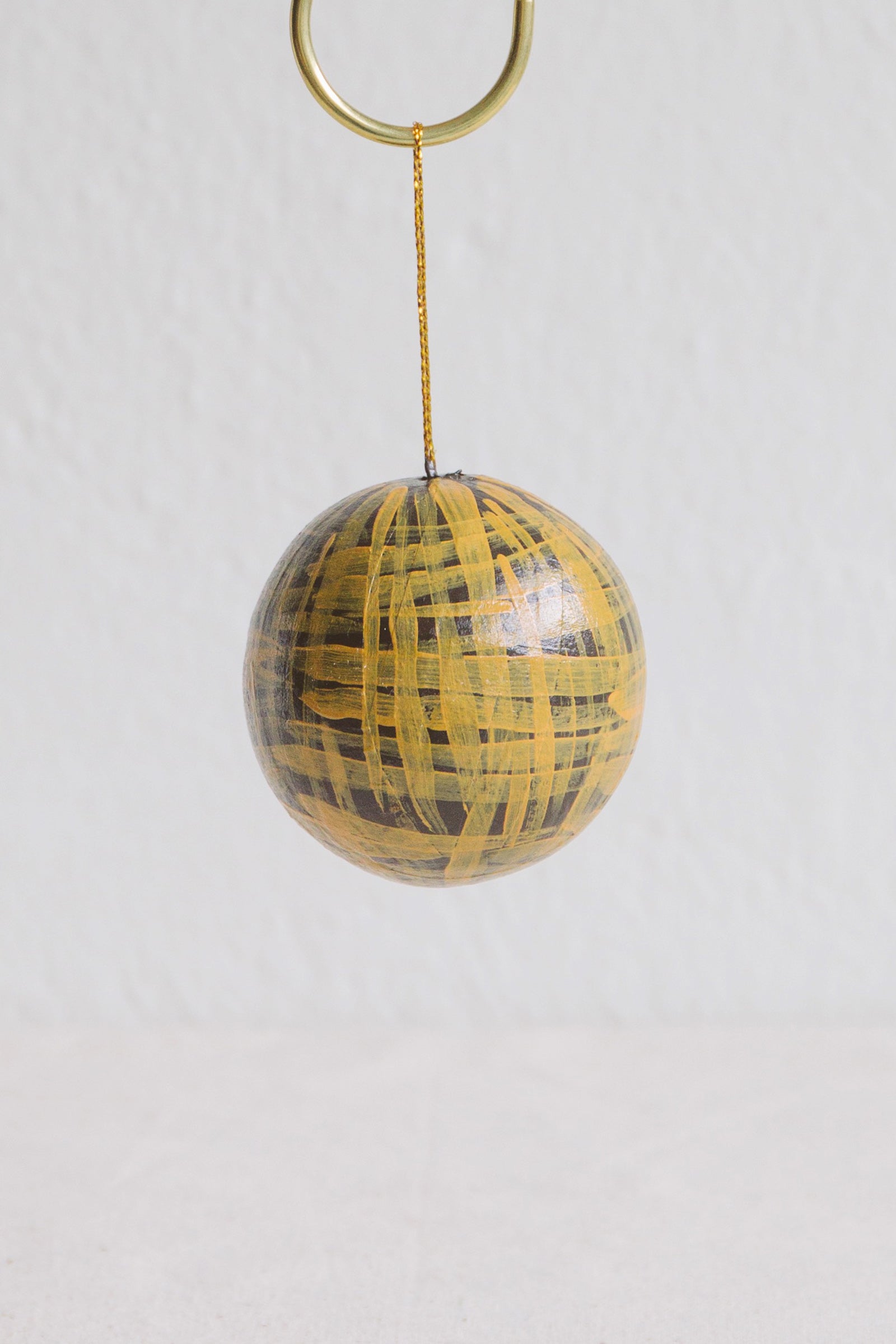 Hand Painted Bauble | Ochre