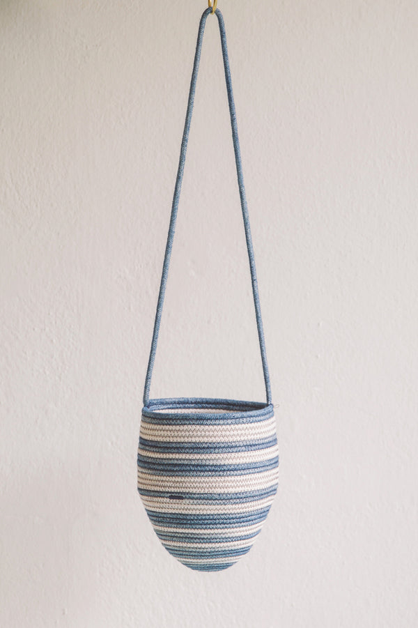 Hanging Basket Stripe Indigo
