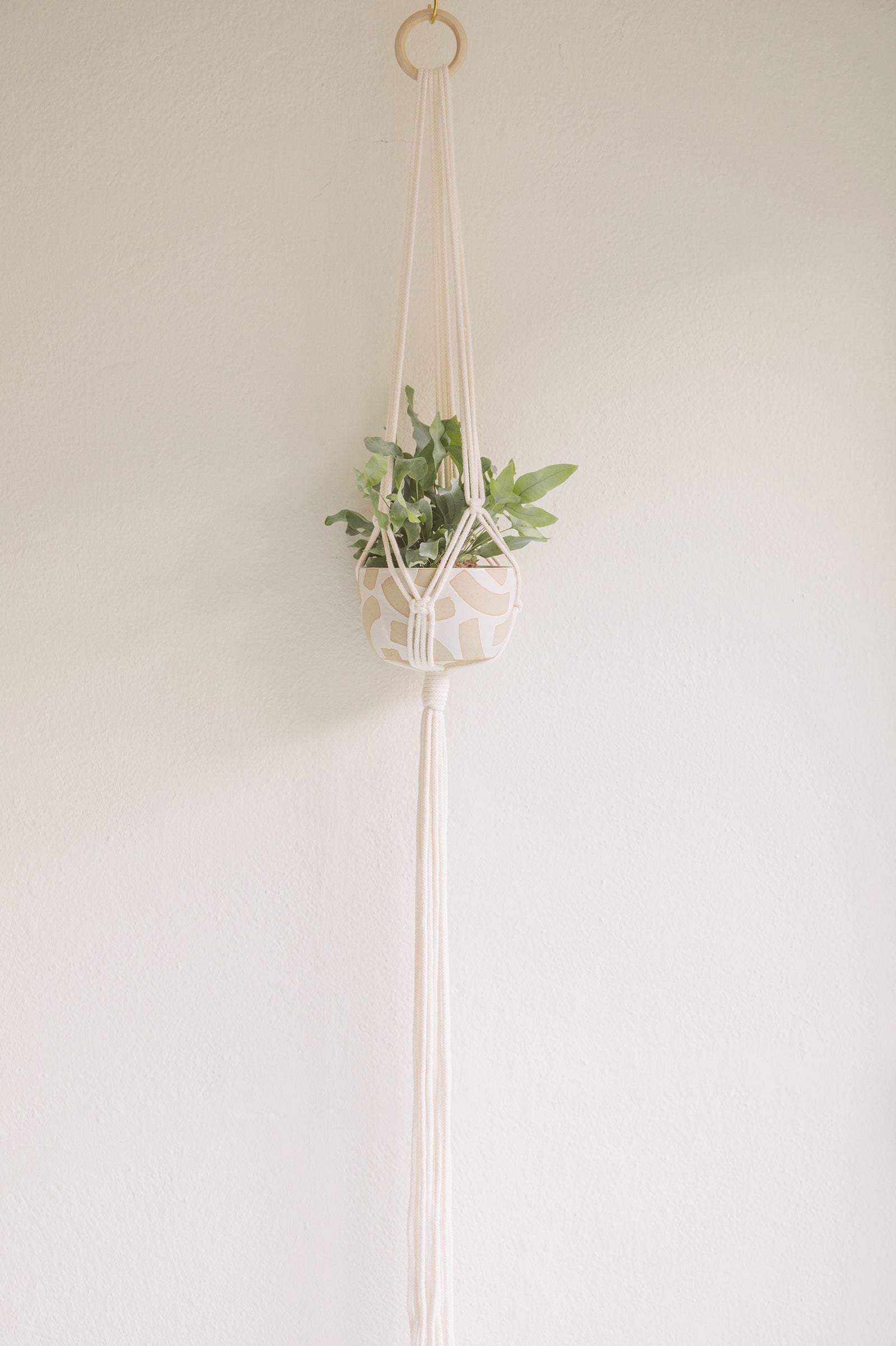 Macrame plant hanger-Hanging Basket-Ondine Ash-Ondine Ash