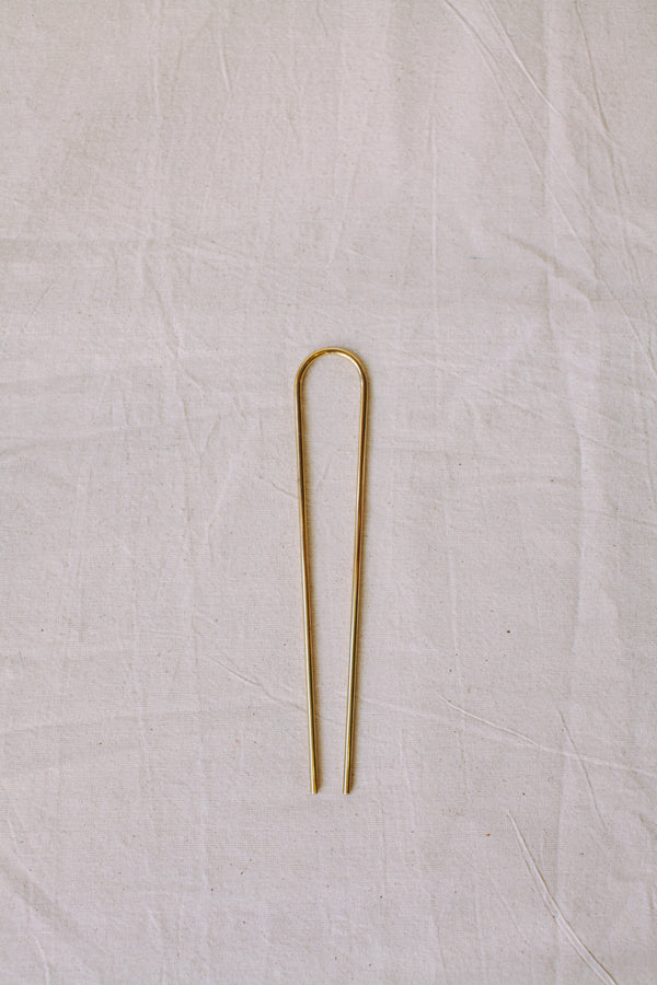 Oaken Brass Hairpin