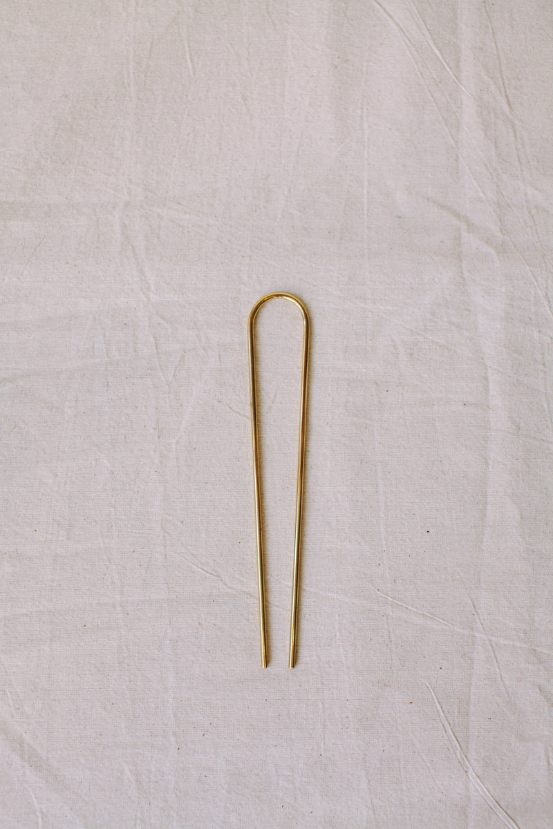 Oaken Brass Hairpin