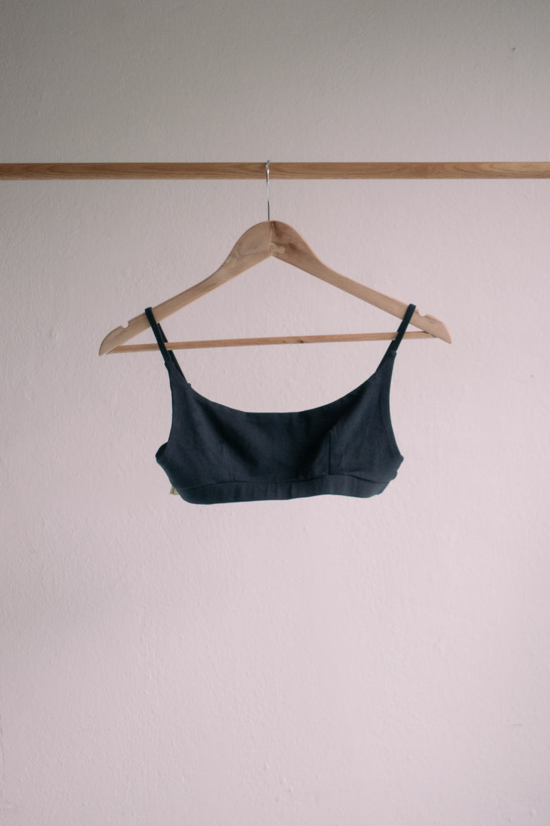Pico Crop Top | Charcoal