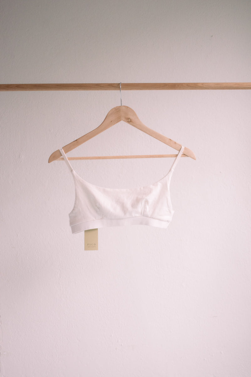 Pico Crop Top | Ecru