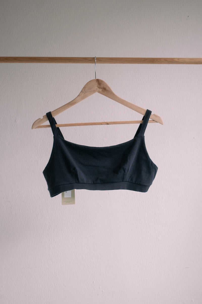 Pico Crop Top Charcoal