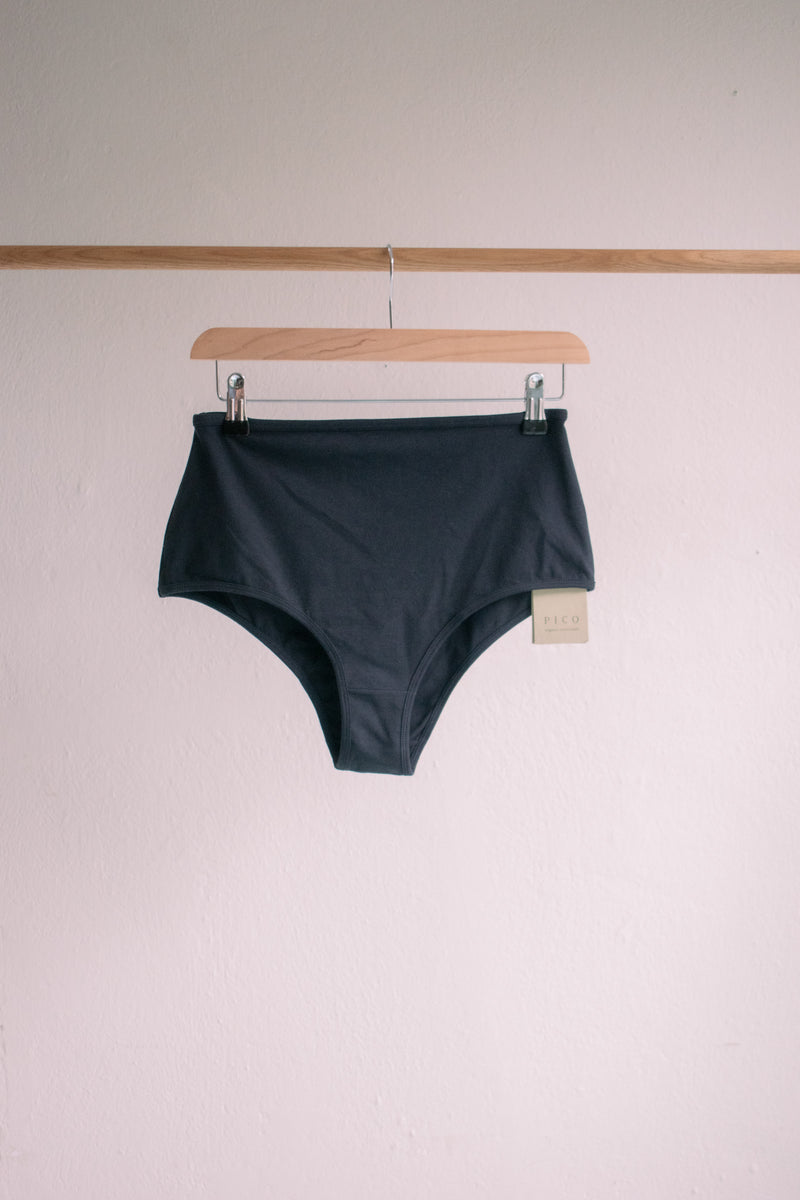 Pico High Waist Knickers Charcoal